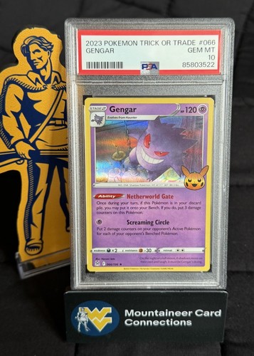 GENGAR 2023 POKEMON TRICK OR TRADE #066 - PSA 10
