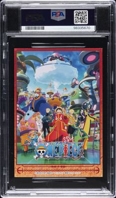 2024 ENSKY ONE PIECE BROMIDES WITH GUM EGGHEAD ARC NAMI PSA