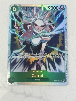 Bandai One Piece CCG Carrot EB04-013 Character Super Rare 9000 Power