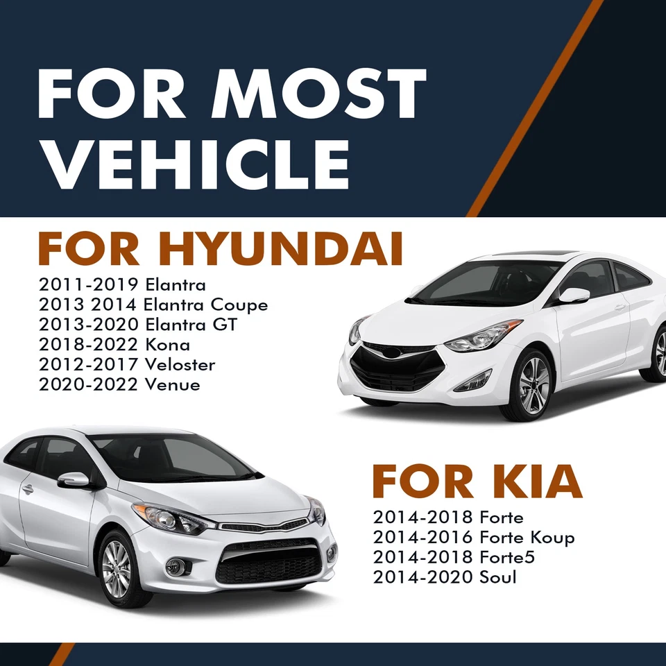 Set 4 Front 280mm-Rear 262mm Brake Rotors For 2013-2020 Hyundai Elantra GT Base - Image 2 of 4