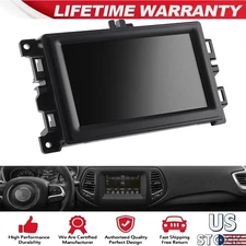 7" LCD Touch Screen w/Frame For 2017-2020 Jeep Compass Radio Navigation Replace