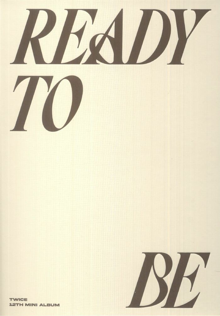 TWICE - Ready To Be - CD + POSTER + PHOTOBOOK