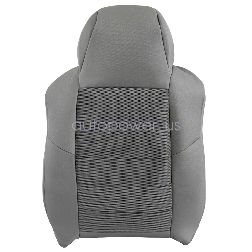 Replacement For 2003-2007 Ford F250 F350 Super Duty Cloth Seat Cover Gray / Foam - Image 3 of 4
