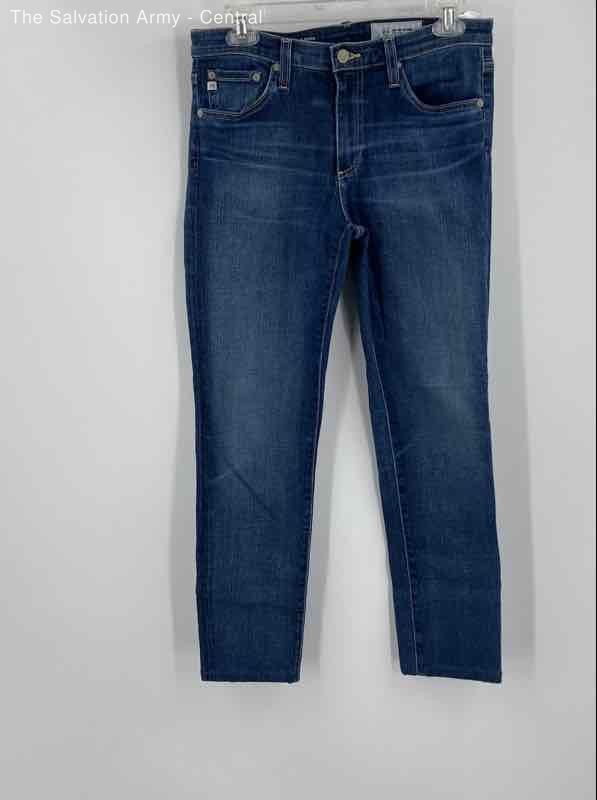 AG Adriano Goldschmied Womens Blue The Prima Cigarette Leg Skinny Jeans Size 29