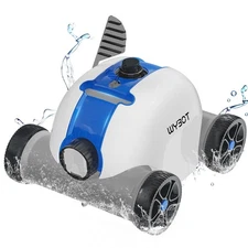 WYBOT 2024 Cordless Robotic Pool Cleaner, Automatic Pool Vacuum HJ1103J - Grey
