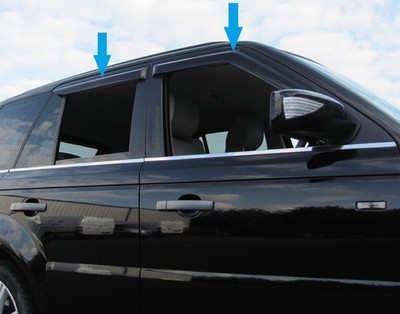 Fenster Wind-/Regenabweiser getönt smoked 4-türer Set für Range Rover Sport 05-13