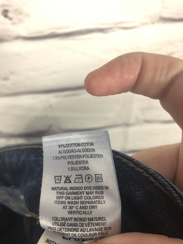 DL1961 Florence Instascuplt Cropped Flare Huntington Blue Jeans Size 28 - Picture 8 of 11