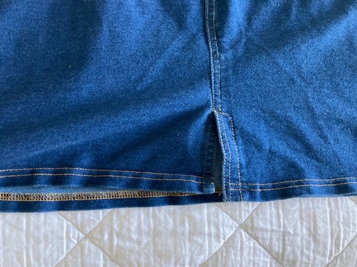 Hannah Dress Women's Size XL Blue Denim Short Sleeved with Pockets - Picture 4 of 9