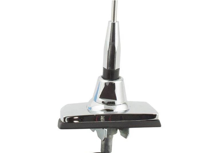 Ford 1964-97 31" mástil de acero extraíble base rectangular + junta antena AM/FM Foto 4 de 4