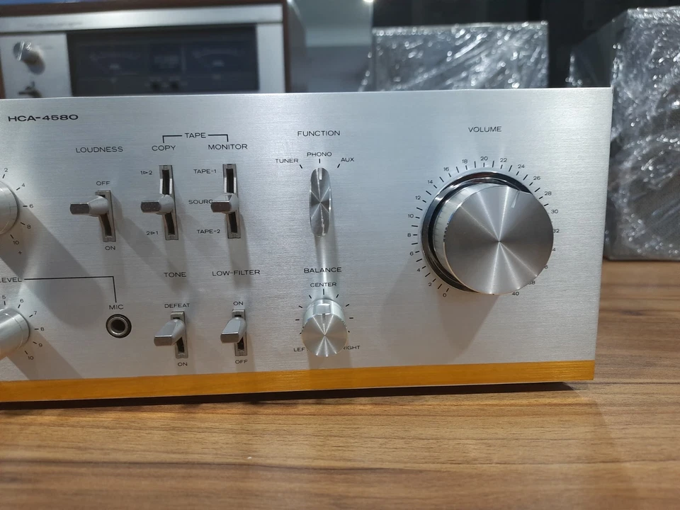 Preamplificador Mosfet de audio japonés vintage LO-D Hitachi, HCA-4580  Foto 4 de 4