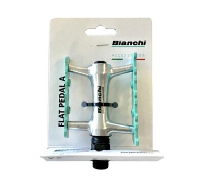 Bianchi FLAT PEDAL A アクアブルー Bianchi FLAT PEDAL A アクアブルー Bianchi Flat Pedal A | eBay