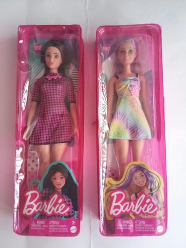 2021 Mattel Barbie Fashionistas #188 And #190 New & Sealed