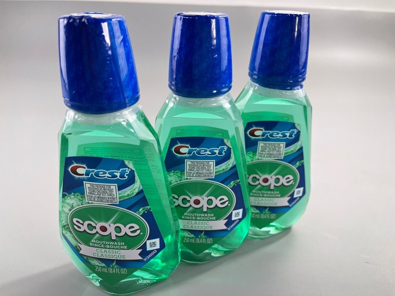 LOT of 3 Crest 40mm Classic Mouthwash Original Formula, 250 ml NEW