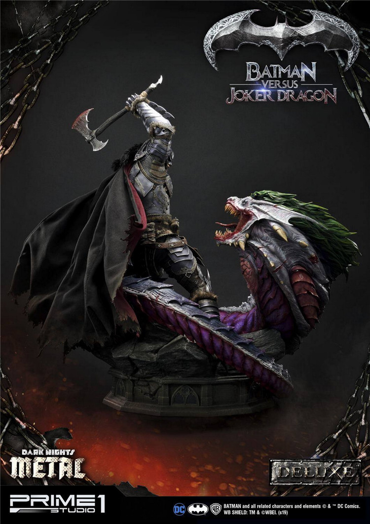Prime 1 Studio MMDCMT-02 Batman Versus Joker Dragon Statue Deluxe