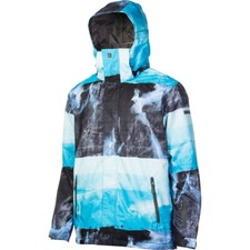 QUIKSILVER Men's NEXT MISSION PRINT Snow Jacket - SLA - Large - NWT