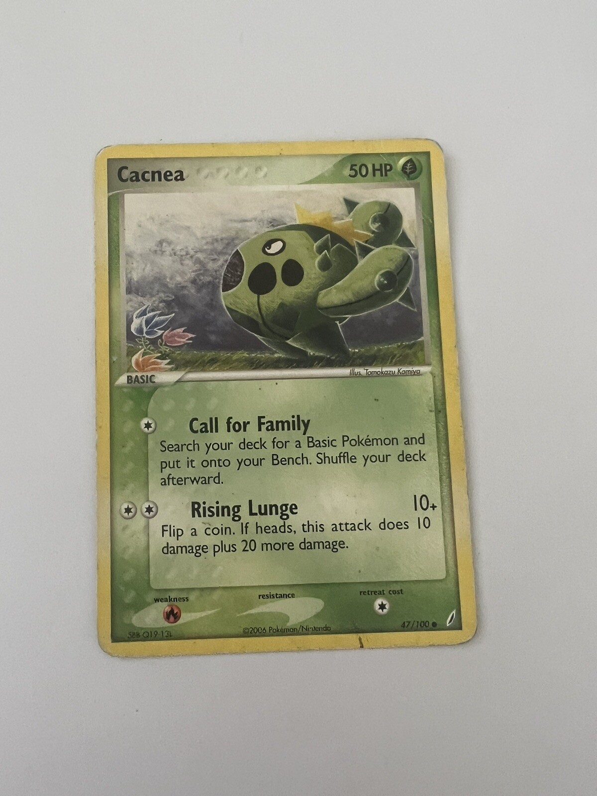 pokémon card cacnea (basic)