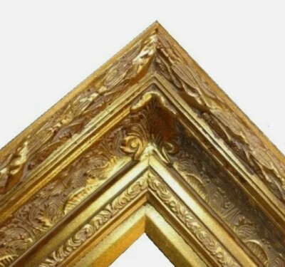 5.5'' WIDE Gold Antique photo family Oil Painting Wood Picture Frame 668G