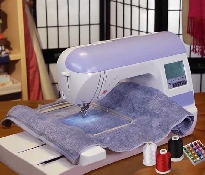 Brother 40 Colors 40 Weight Polyester Embroidery Machine Thread Kit 550Y(500M)