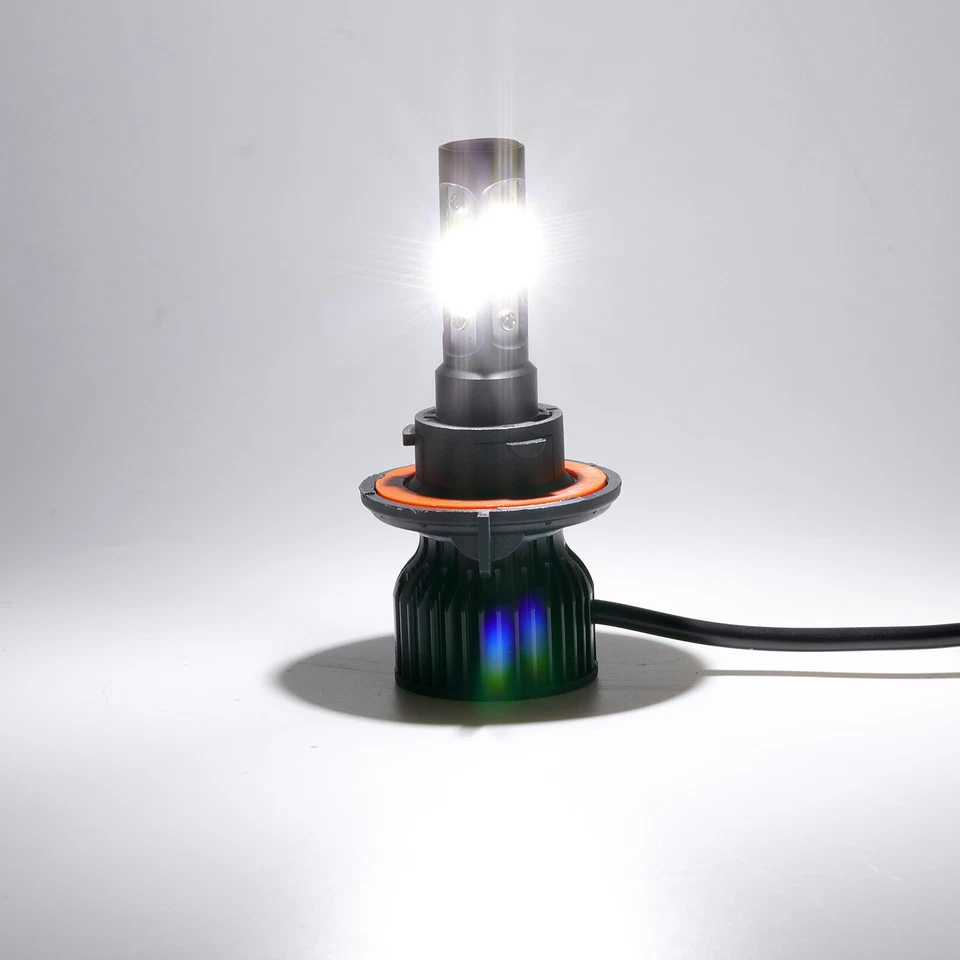 4 侧 H13 LED 车头灯灯泡适用于道奇 Ram 1500 2500 3500 2006 - 2012 高/低光束 — 第 3/4 张图片