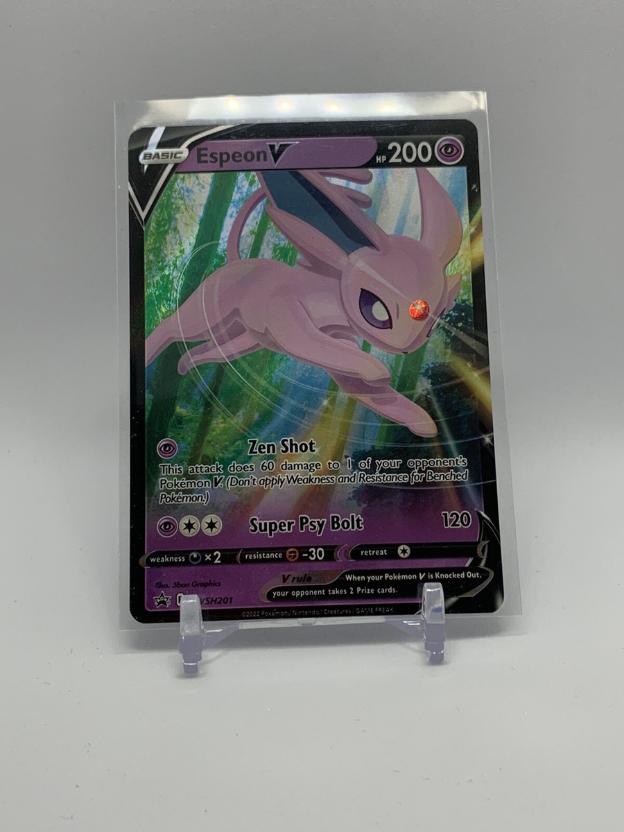 Pokémon TCG Espeon V SWSH Black Star Promos SWSH201 Holo Promo | eBay