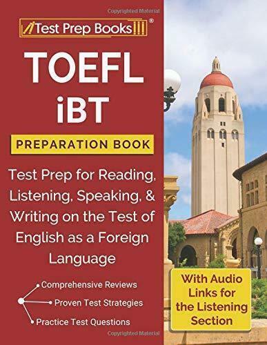 TOEFL iBT Preparation Book: Test Prep for Reading, Listening, Speaking, &  Wri…