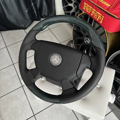 OEM Mercedes AMG HWA Sport Holz Lenkrad E50,E55,C36,C43;Slk32,Clk55 W208 W210 - Bild 1 von 4