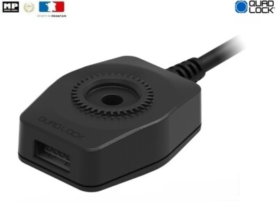 USB Ladegerät Quad Lock Motorrad Roller Tablet Smartphone GPS etc