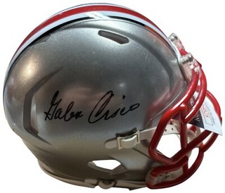 Ohio State Buckeyes Galen Cisco Signed Flash Mini Helmet JSA Cert New York Mets