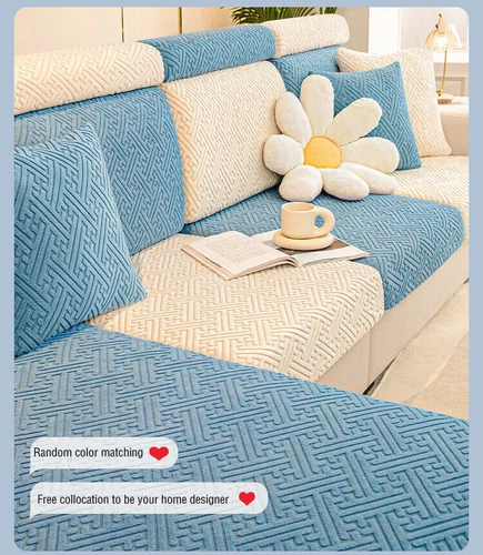 Universal Stretch Sofa Covers 1/2/3/4 Seater Protector L Shape Couch Slipcover - Bild 8 von 38