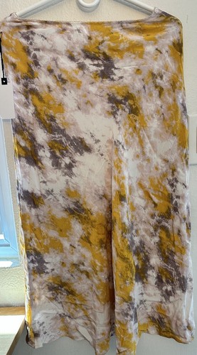 ASTR Anthropologie Blythe Batik schräg Midirock Größe Small neu mit Etikett - Bild 6 von 9
