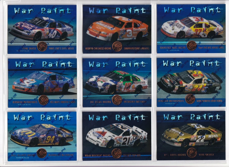 *1997 Pinnacle Certified MIRROR BLUE PARALLEL-#45 Robby Gordon/Car-1 CARD ONLY* - Image 2 of 4