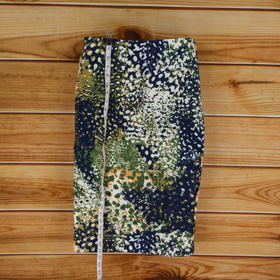 ECI Нью-Йорк Midi карандаш юбка женщин размер S многоцветный геометрический эластичной карьера - Изображение 3 из 4