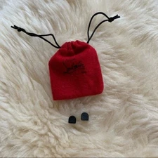NEW Christian Louboutin Replacement Heel Caps Protector Black Tips 9mm