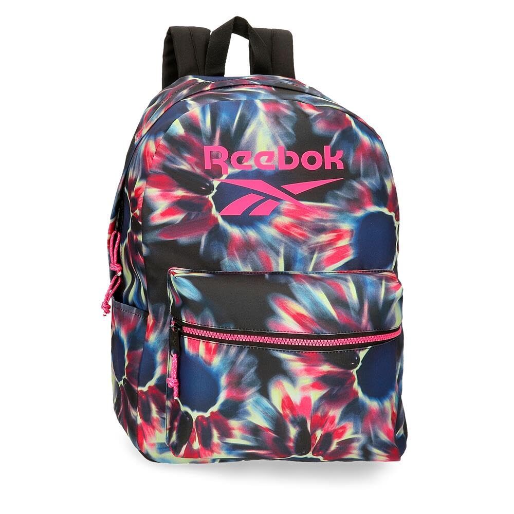 Reebok Floral Backpack Multicolor 32x44x12cm Polyester 16.9L by Joumma Bags, Mul