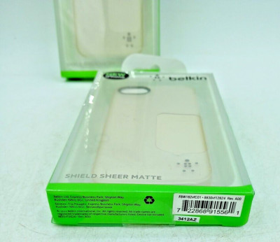 Belkin Shield transparente matte iPhone-Hülle - 2er-Pack. PC68