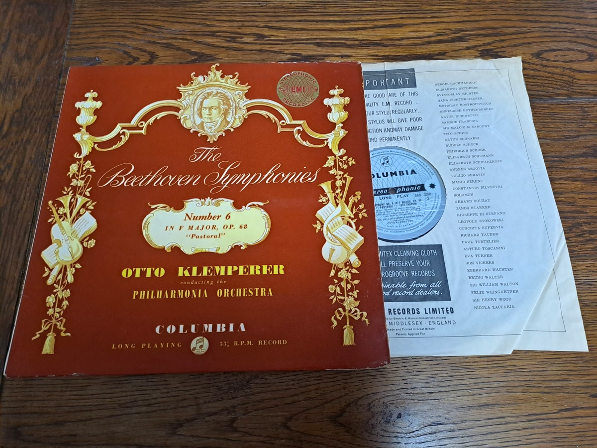 BEETHOVEN ベートーヴェン Beethoven Symphonies - Symphony No.6 . 1st Blue/Silver Columbia