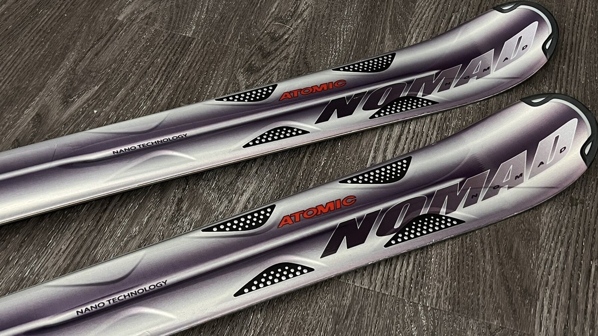 ATOMIC NOMAD WHITEOUT SKY 164 Cm 4Tix 4.12 BINDINGS | eBay