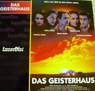 Laserdisc '' DAS GEISTERHAUS '' - PAL Deutsch - NEU / UNGEÖFFNET