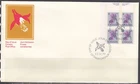 Canada Scott 709 UL Pl Blk FDC - 1977-82 Floral Definitives