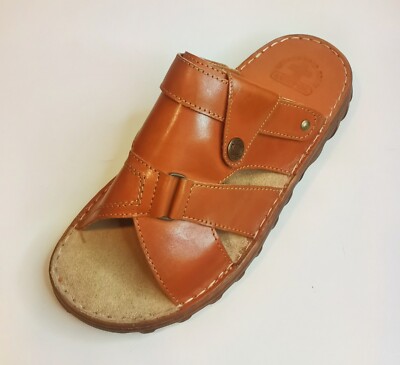 Lukpol Buffalo Leather Mens Footwear Orthopedic Form Sandals Shoes Model  876 UK