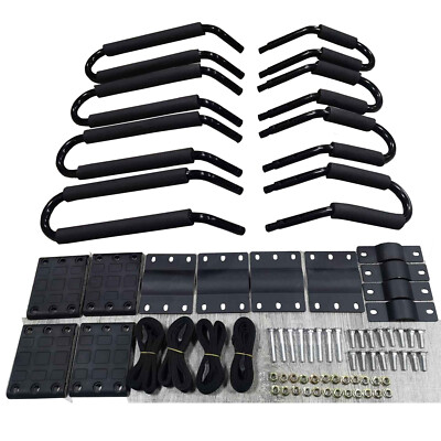 ARKSEN Kayak Roof Rack, Heavy Duty Folding J-Bar Carrier, Alloy Steel, Anti-Corrosion, 160lbs Capacity