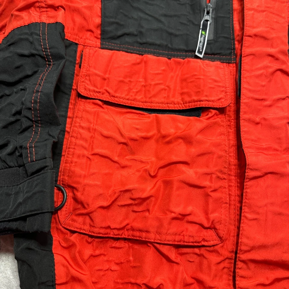 Frogg Toggs Firebelly Toadz Impermeable Chaqueta de Lluvia Roja Negra Para Hombres Talla Pequeña S Foto 3 de 4