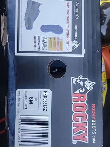 Women's Rocky Work Boots Day One Safety Workknit LX 8M - Picture 6 of 6