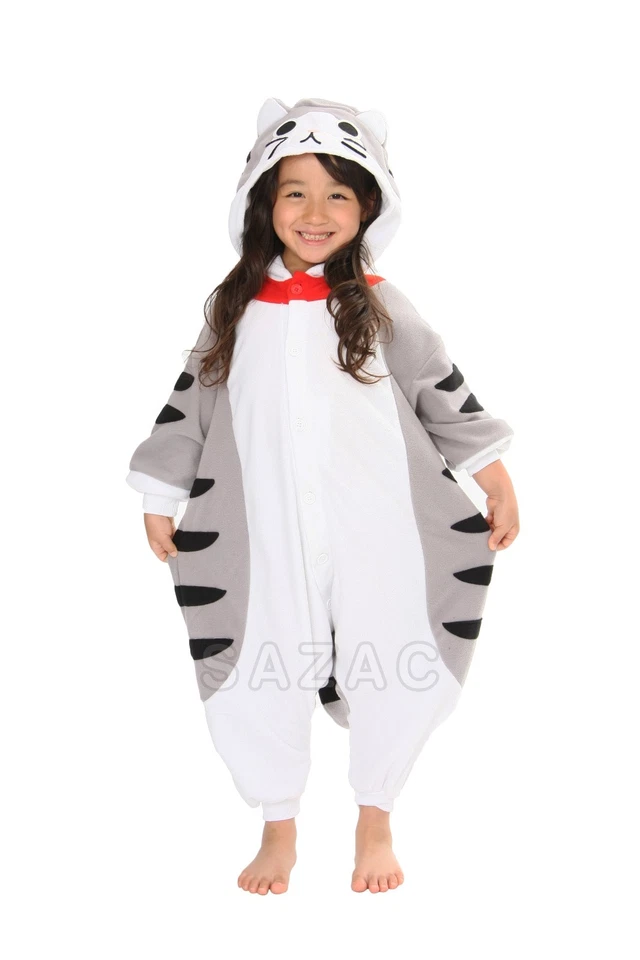 SAZAC Tabby Cat Kigurumi - Disfraces para niños y adultos de EE. UU. Foto 4 de 4