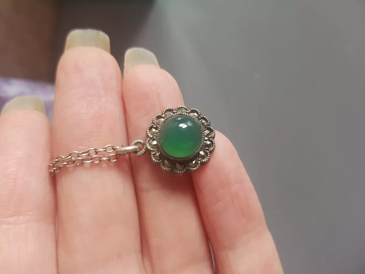 Chrysoprase necklace shop