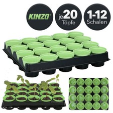 KINZO Pflanztöpfe Anzuchtplatte Anzuchtschale Anzuchttöpfe Pflanzen Topfplatte 
