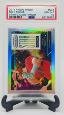 2019 Panini Prizm Star Gazing- MIKE TROUT PSA 10 GEM MT