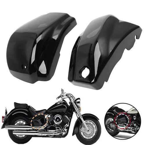 Battery Side Fairing Covers For Yamaha Dragstar Vstar XVS1100 Classic 1999-2011 - Picture 4 of 13