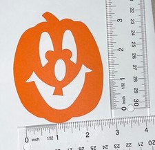 10 SILLY PUMPKIN JACK   LANTERN cardstock die cut embellishments HALLOWEEN
