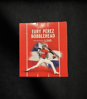 EURY PEREZ 1ST BOBBLEHEAD - MIAMI MARLINS  MLB NEW in BOX  BASEBALL - LIMITED 7K